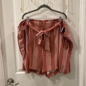 Torrid Pink Bow Shorts Plus Size